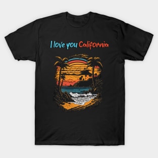 I love you California! Design T-Shirt